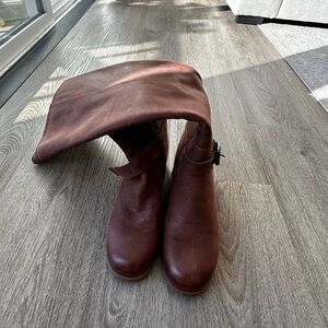 Lucky Brand Brown Over the Knee Boots